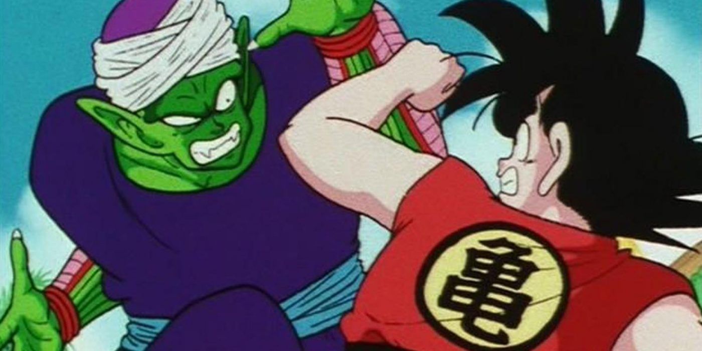 Goku fighting Piccolo Jr