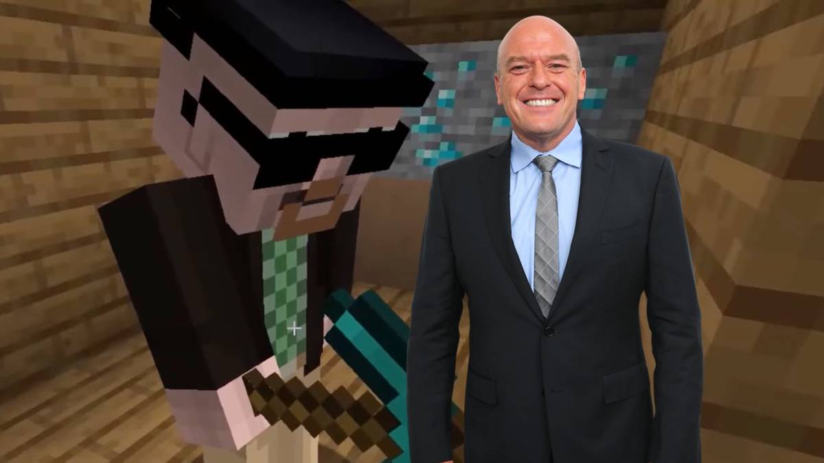 Breaking Bad's Hank Actor Dean Norris Plays Minecraft With Quackity