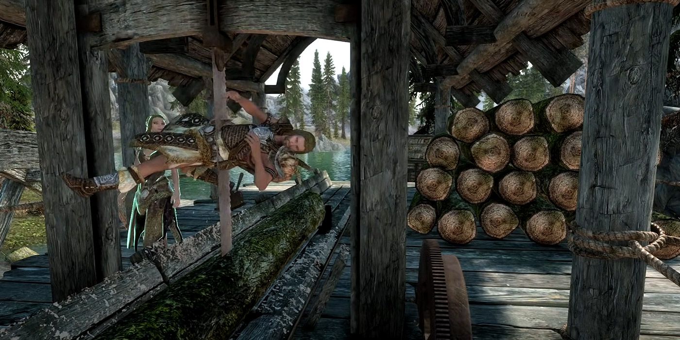 Skyrim 10 Of The Funniest Bugs & Glitches In The Game