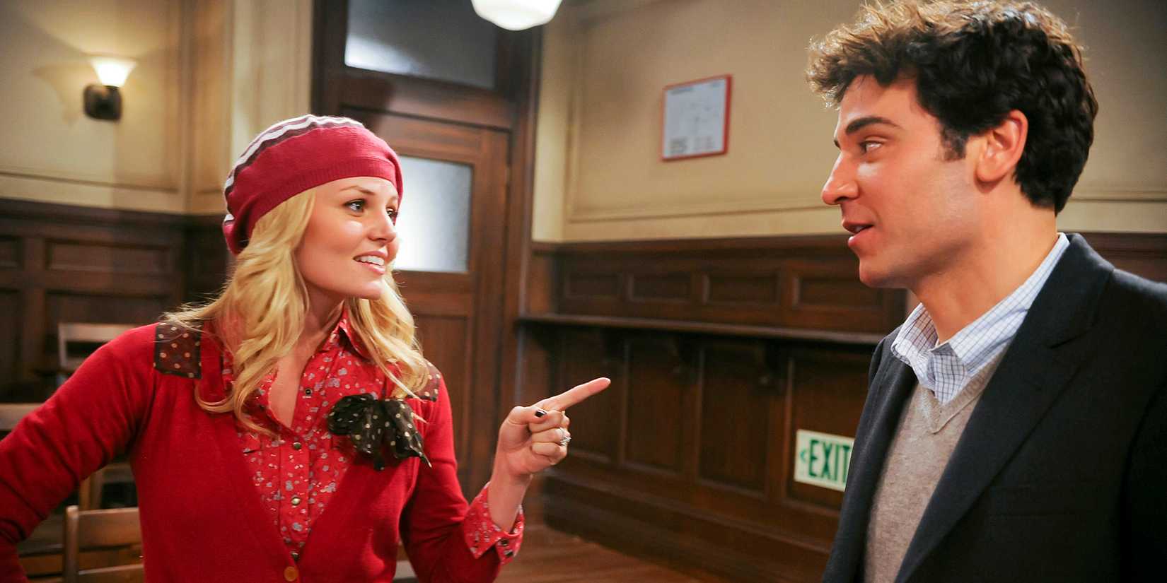 Zoey in Ted's classroom in How I Met Your Mother.