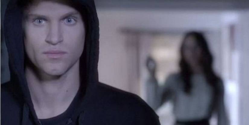 Toby caught red-handed wearing a black hoodie in Spencer's house on PLL