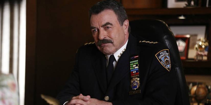 Tom Selleck as police commissioner Frank Reagan in Blue Bloods, wearing dress uniform