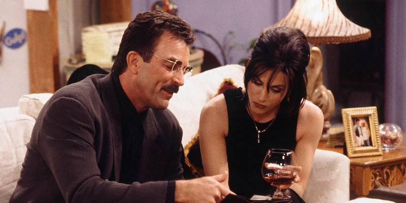 Dr. Richard Burke and Monica together in Friends