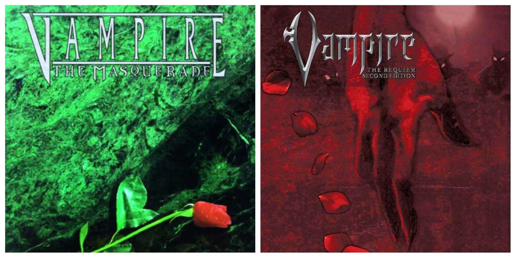 Why Both Vampire The Masquerade & Vampire The Requiem Exist - Vampire The Masquerade and The Requiem Covers