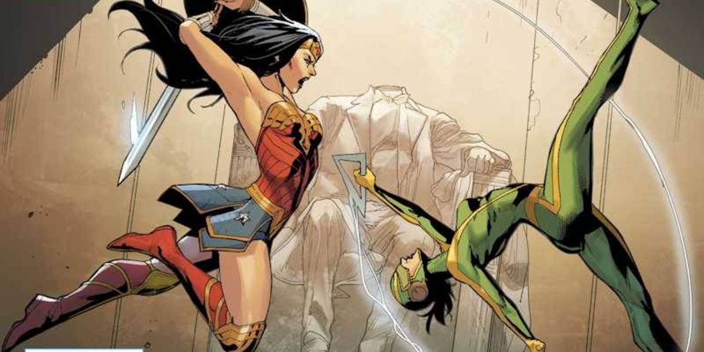 Wonder Woman affronta Angle Man