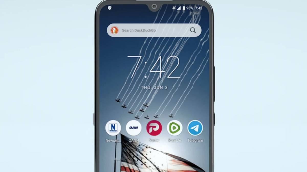 Render of the Freedom Phone