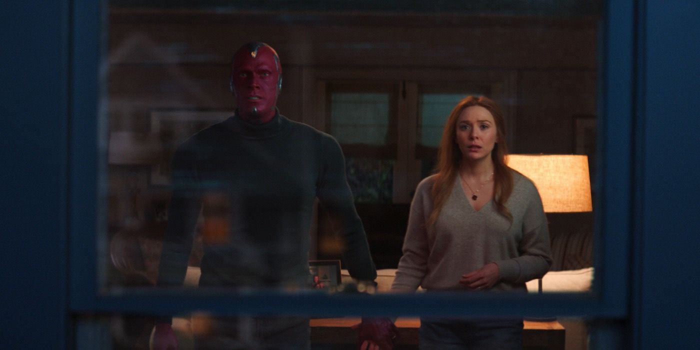 Wanda and Vision in the season finale of WandaVision