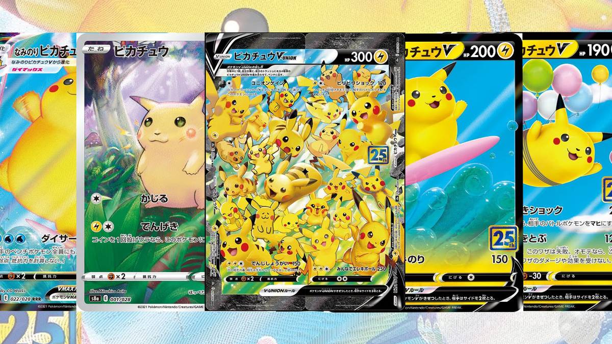 Pokmon Reveals New Pikachu Cards to Celebrate Series' 25th Anniversary Pokmon Reveals New Pikachu Cards to Celebrate Series' 25th Anniversary