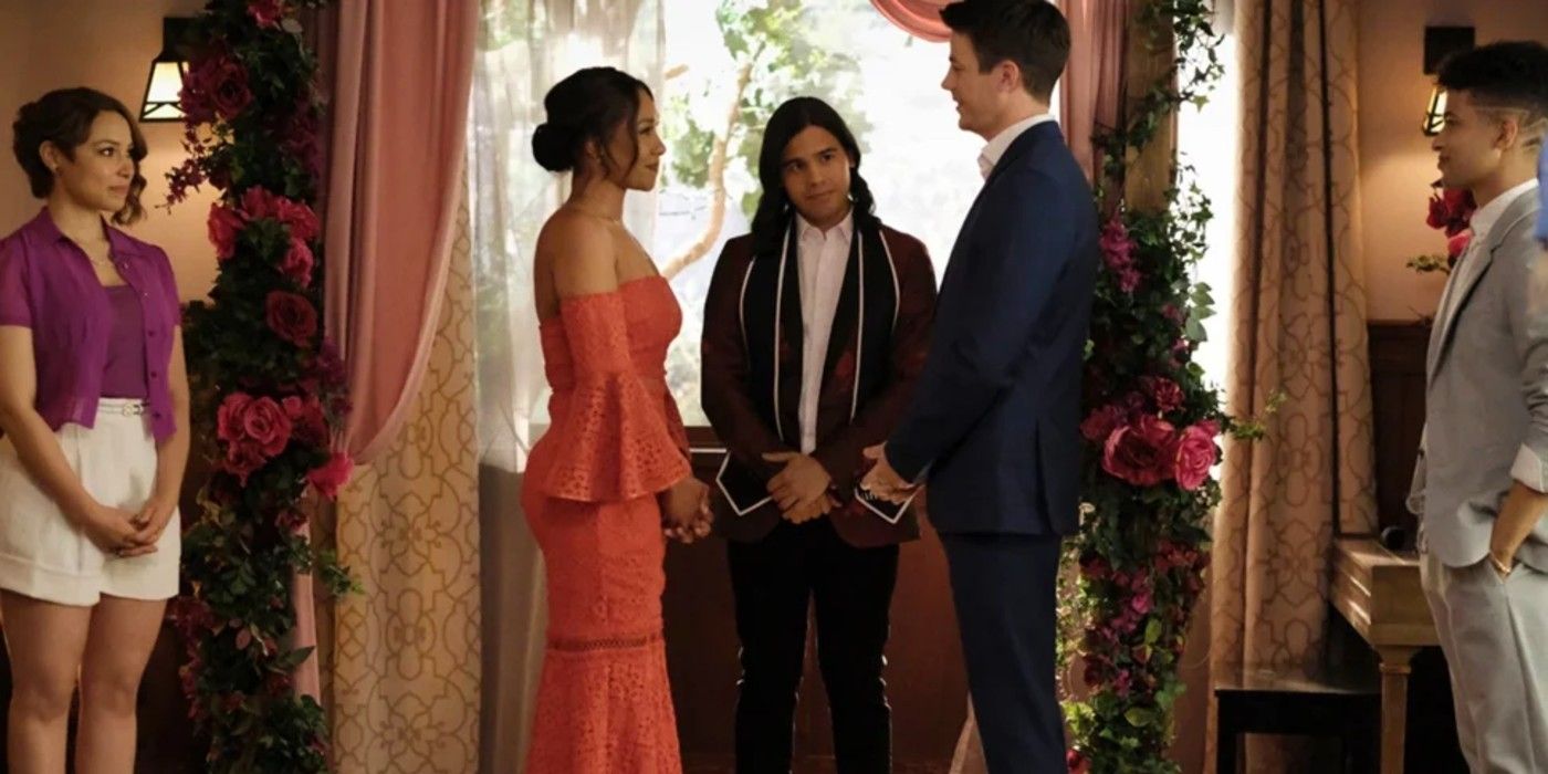 Flash Season 7 Finale Images Reveal Barry &amp; Iris Renew Their Vows