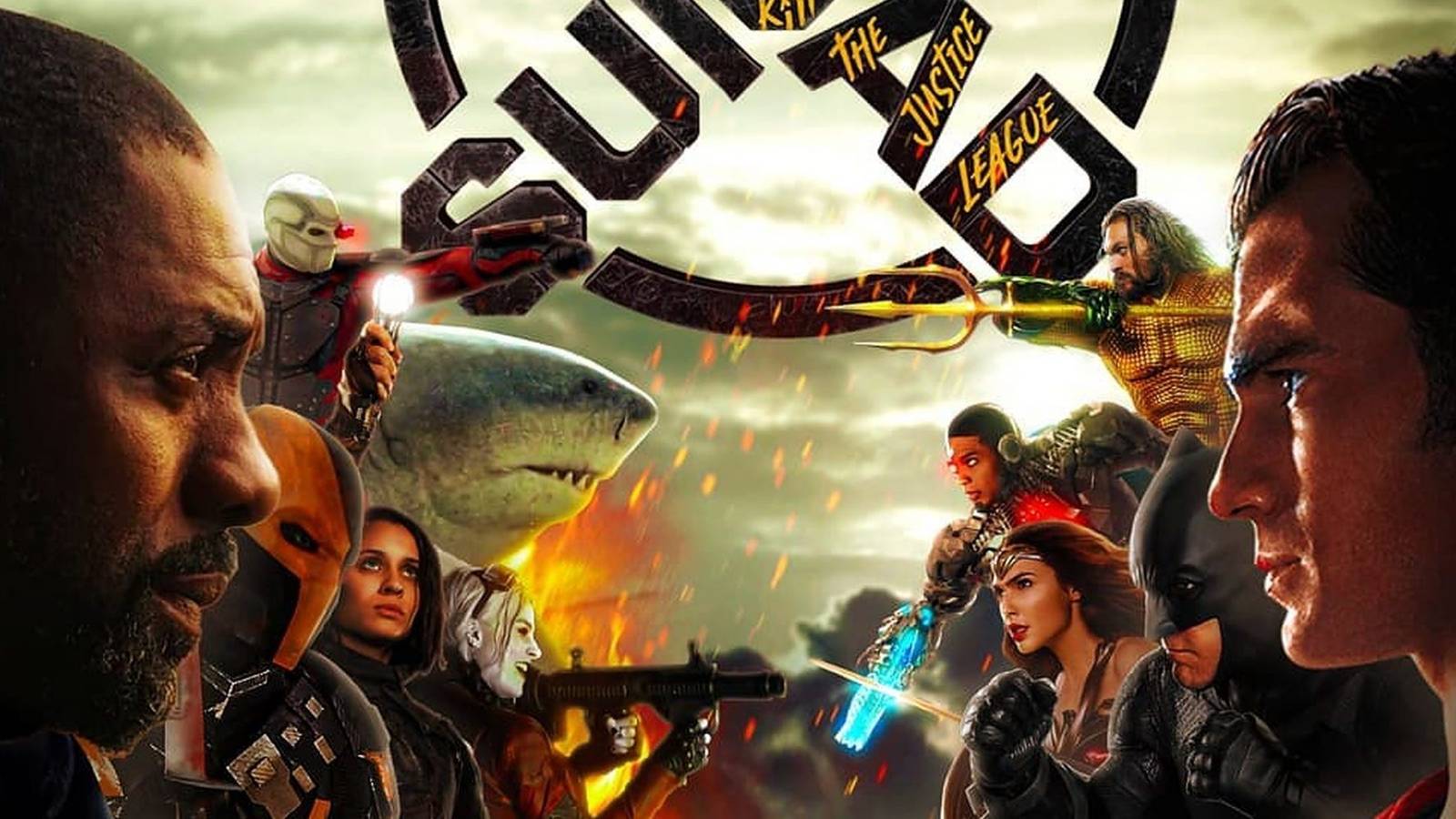 The Suicide Squad Art Imagines Task Force X Fighting Justice League