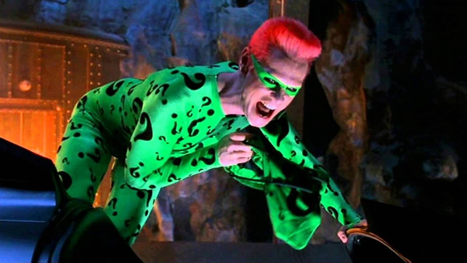 Batman Forever Riddler Tv The Riddler's Batman Forever Lair Was Originally Far More Exciting