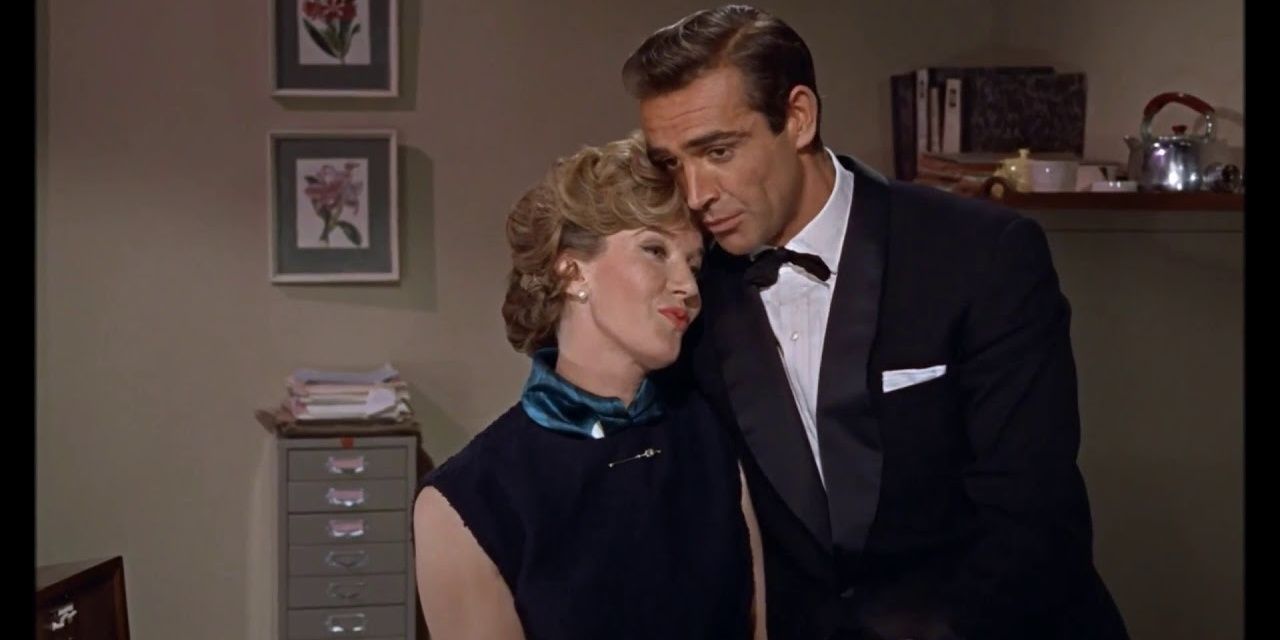 Bond and Moneypenny in Dr. No