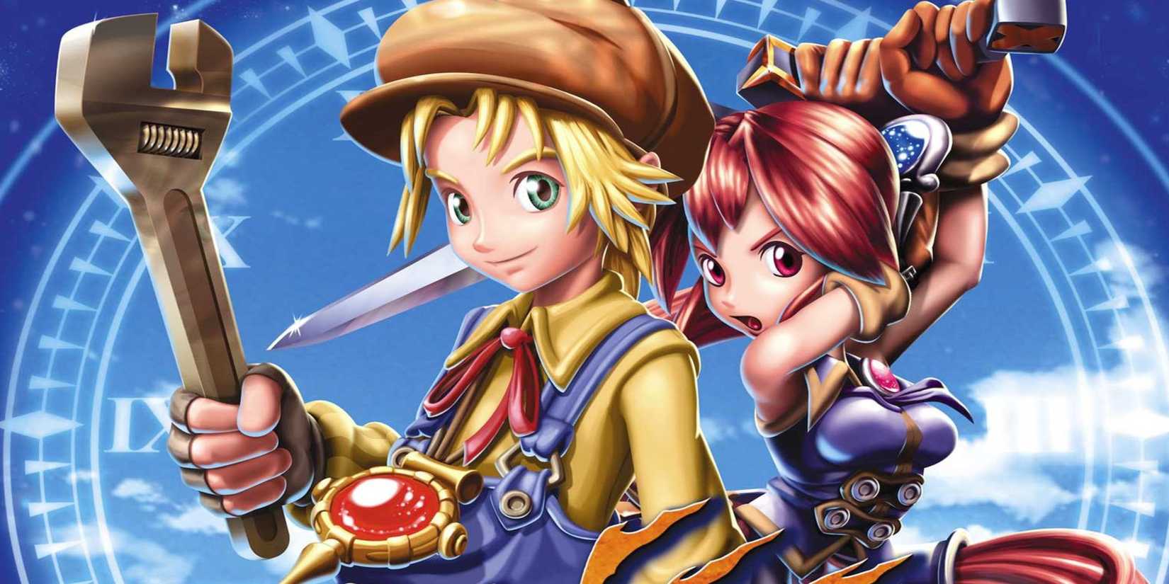 Art of characters from the PS2 RPG Dark Cloud.