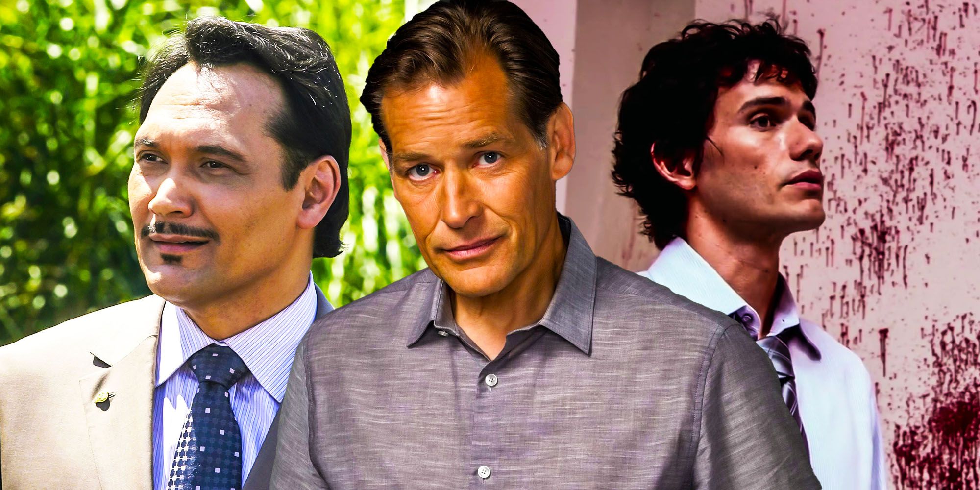 Collage of Miguel, Harry, and Brian in Dexter