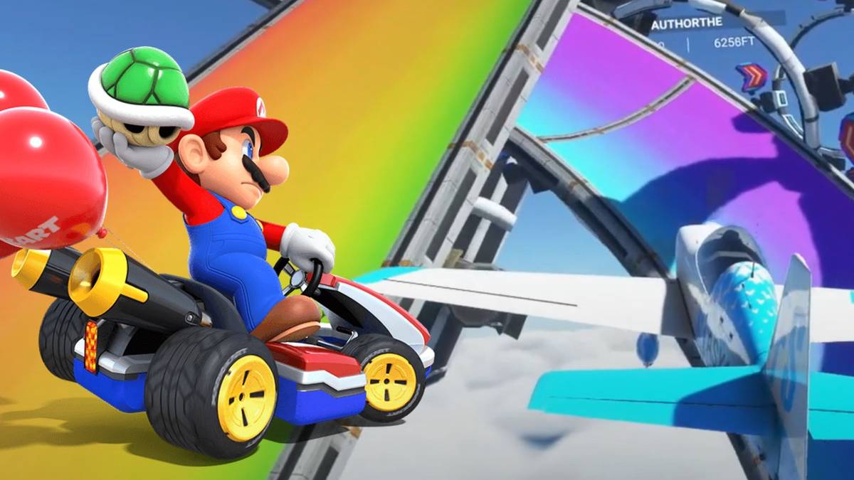 Mario Flight Simulator Mario Kart Tracks Added To Microsoft Flight Simulator With New Mod