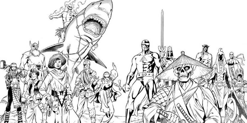 Marvel Multiversal Rider New Avengers Team Stars Surprise Mjolnir Wielder & Ghost Rider On A Shark