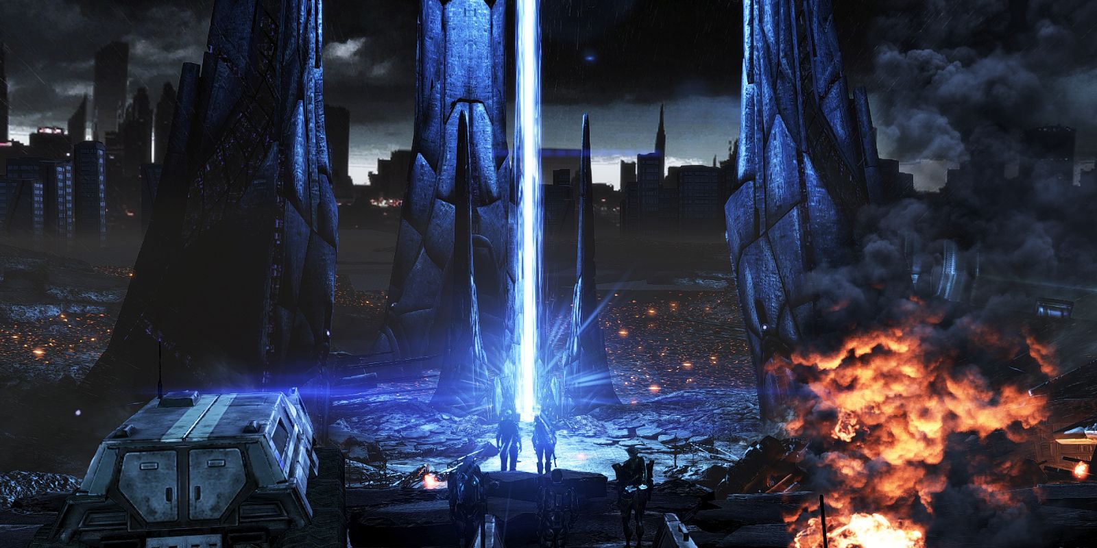 Mass Effect 3 Ending Shepard Dies Harbinger Kills Squadmates.