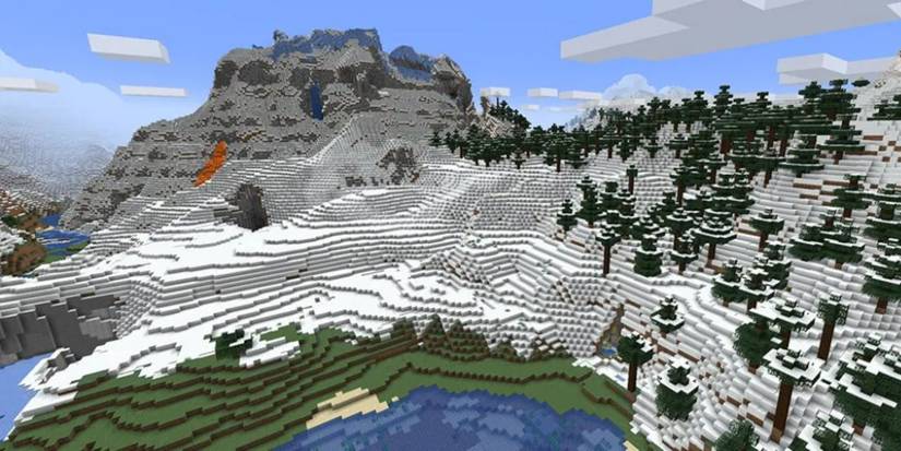 Minecraft Stony Peaks Biome Snapshot