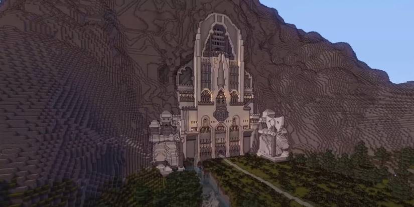 Minecraft Lonely Mountain Journey Through Middle Earth Minecraft