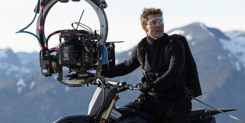 How Mission: Impossible 7's Motorcycle Cliff Jump Was Filmed