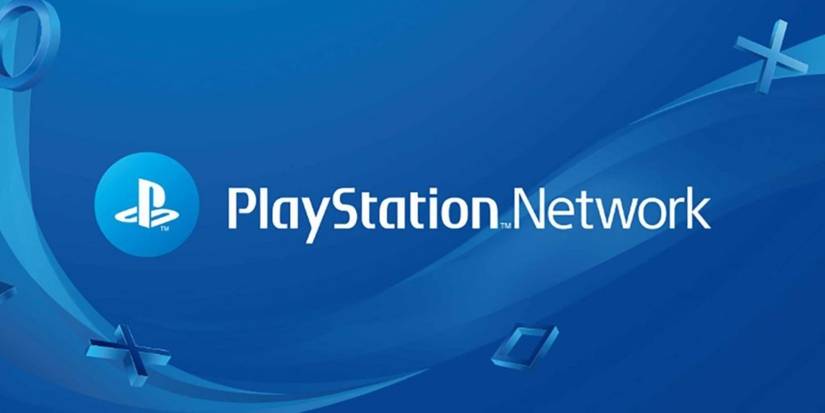 PlayStation Network logo on a blue background.