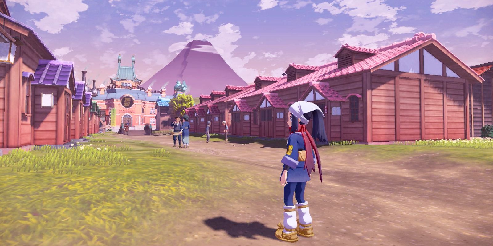 Pokémon Legends Arceus Jubilife Village Compared To DPs Jubilife City