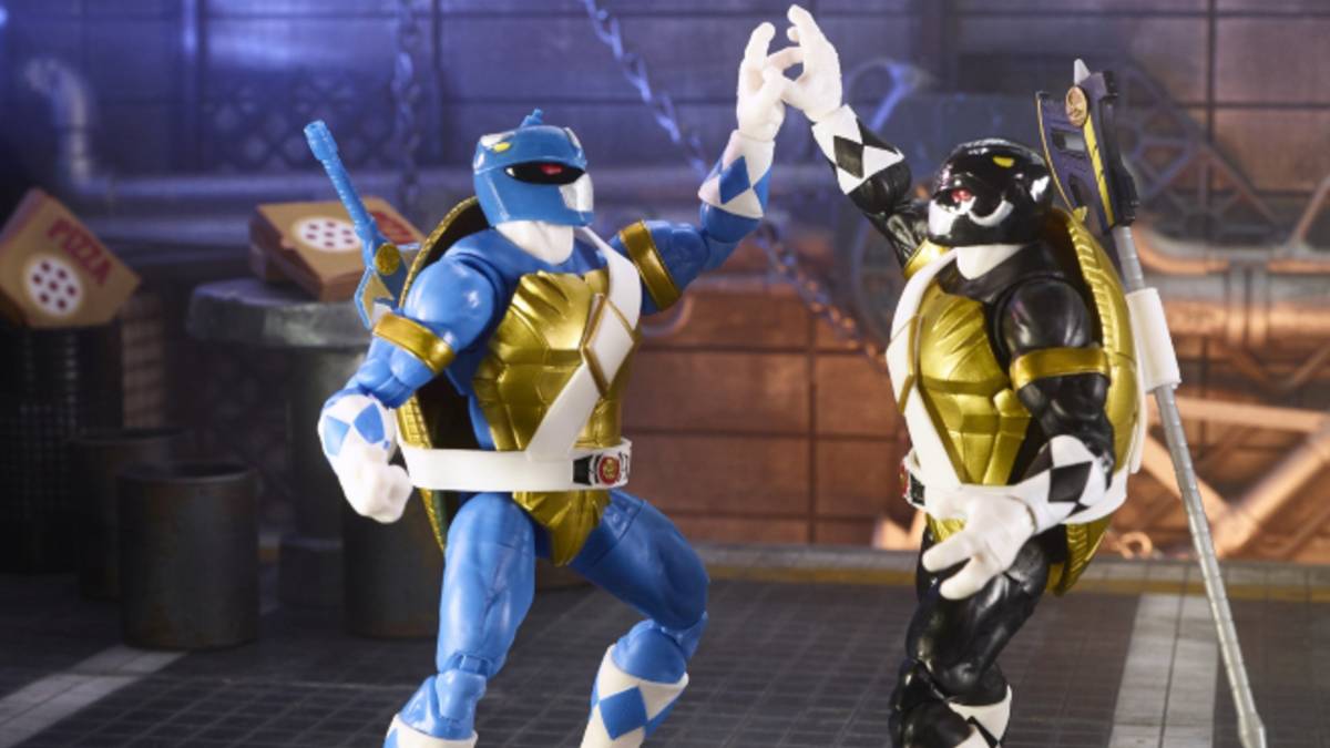 Teenage Mutant Ninja Turtles Become Power Rangers In Crossover Toys