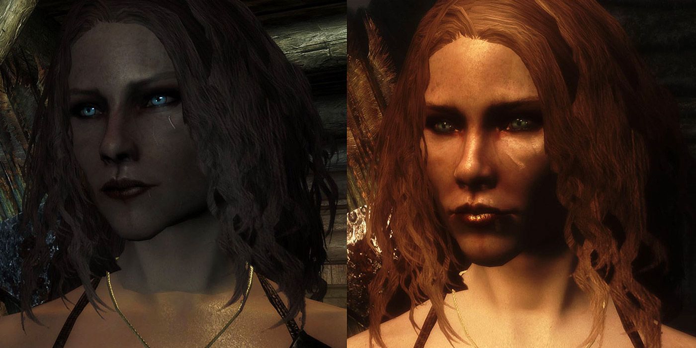 modded skyrim eyebrows missing