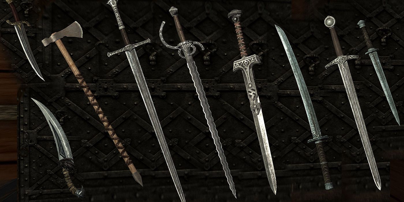 skyrim special edition weapons mod