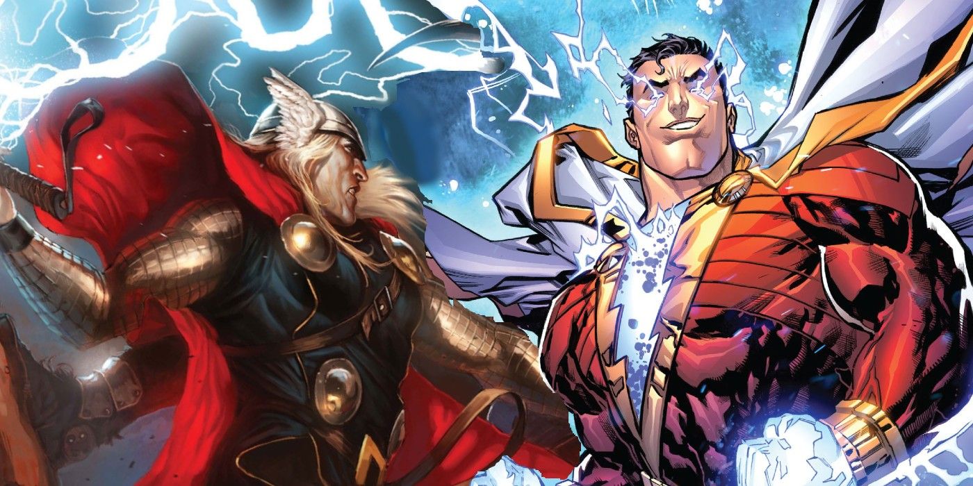 Thor vs Shazam Who Wins a Comic Fight to the Death