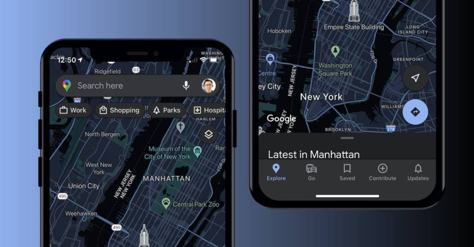 How To Enable Google Maps Dark Mode On Iphone Screen Rant