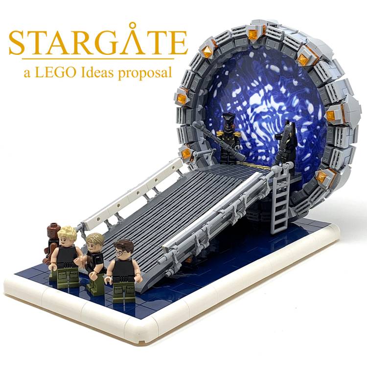 Stargate Meticulously Recreated With LEGO Is Super Accurate To Show