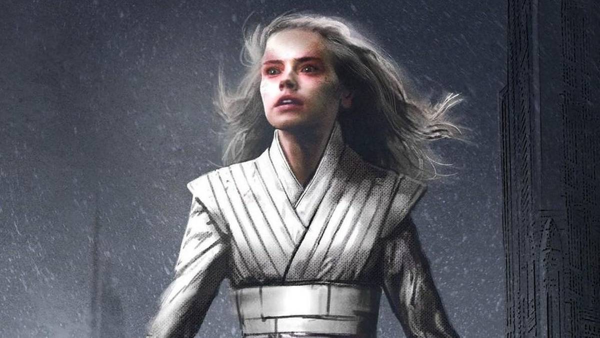 Star Wars: Dark Rey Concept Art Shows Lighter Design With White Hair