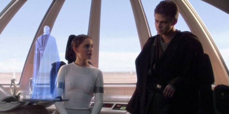 7 Star Wars Prequel Trilogy Goof-Ups That Prove Why Many Call It Hollywood's Dumbest Joke 11 Anakin and Padm show the Jedi Council the distress message from Obi Wan in Attack Of The Clones.jpg?q=50&fit=crop&w=740&h=370&dpr=1