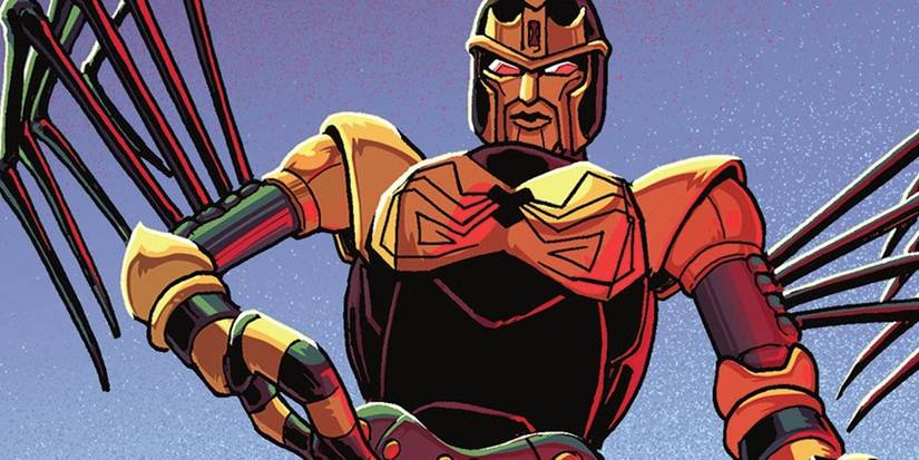Blackarachnia looking down in Transformers: Beast Wars.