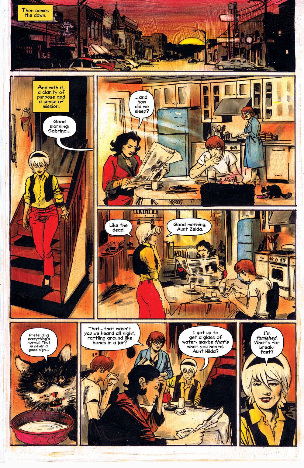 Interview Chilling Adventures of Sabrina Creator Talks Return To Original Comic