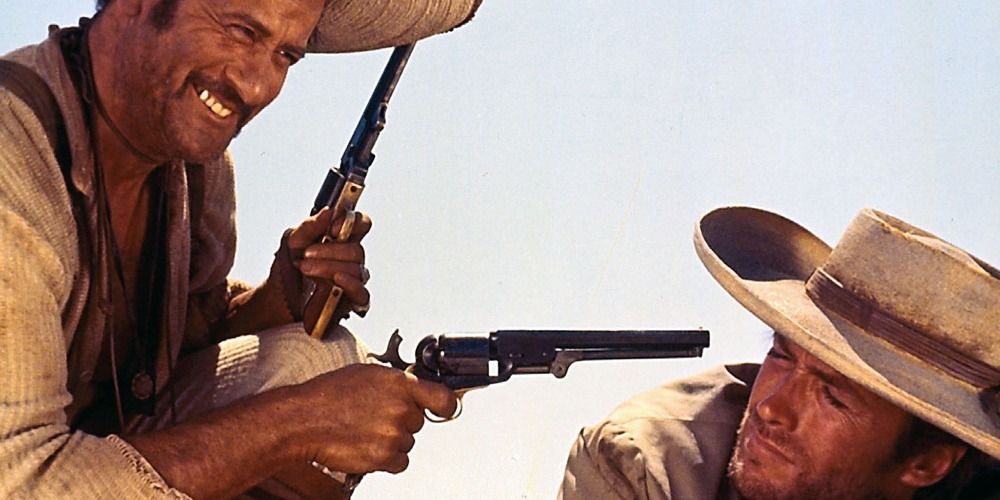 Clint Eastwood and Eli Wallach in the Good the Bad and the Ugly