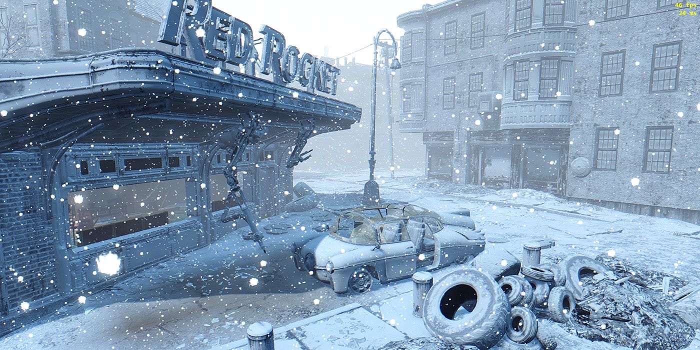 fallout 4 snow weather
