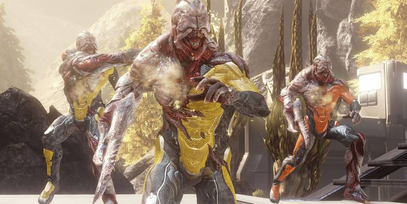 The Flood enemies from the Halo video game franchise.