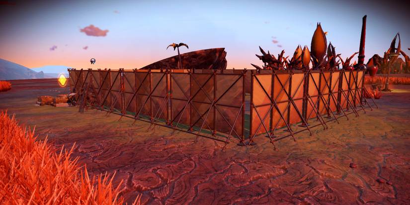 No Man's Sky Landing Pad under construction