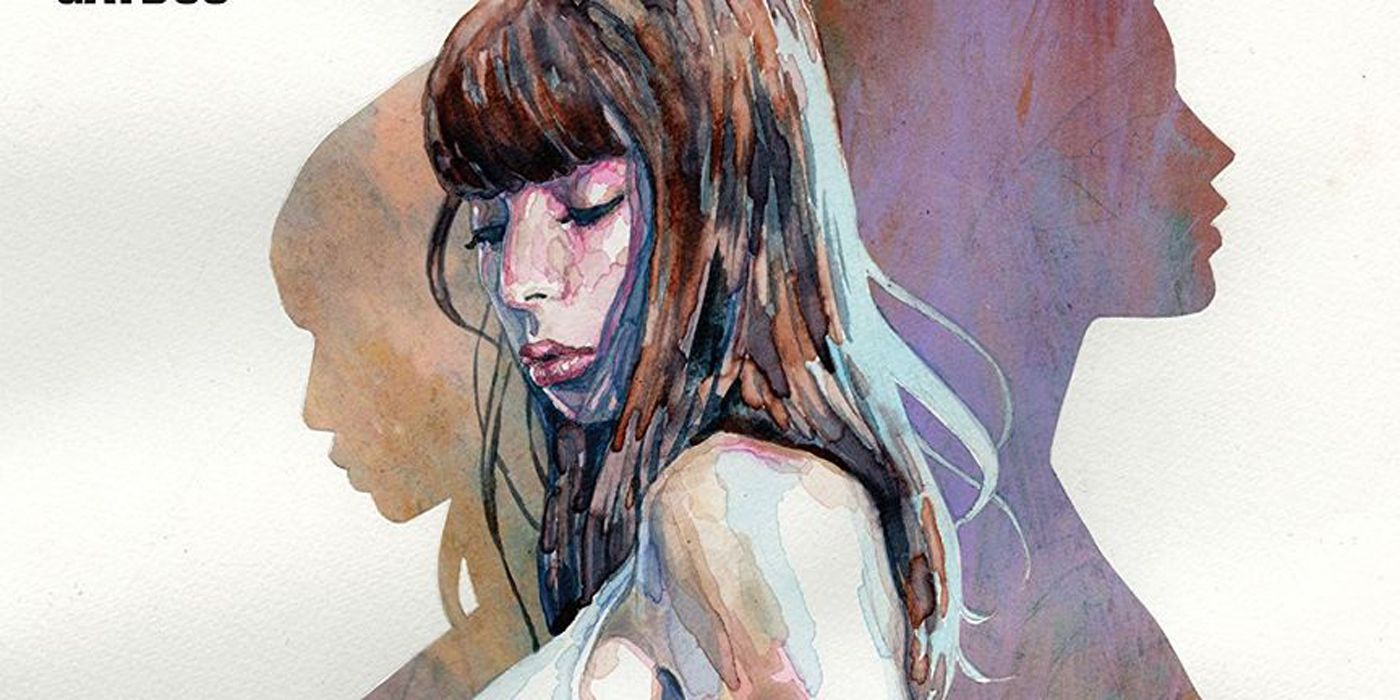 Jessica Jones on the cover of Alias #1 comic book.