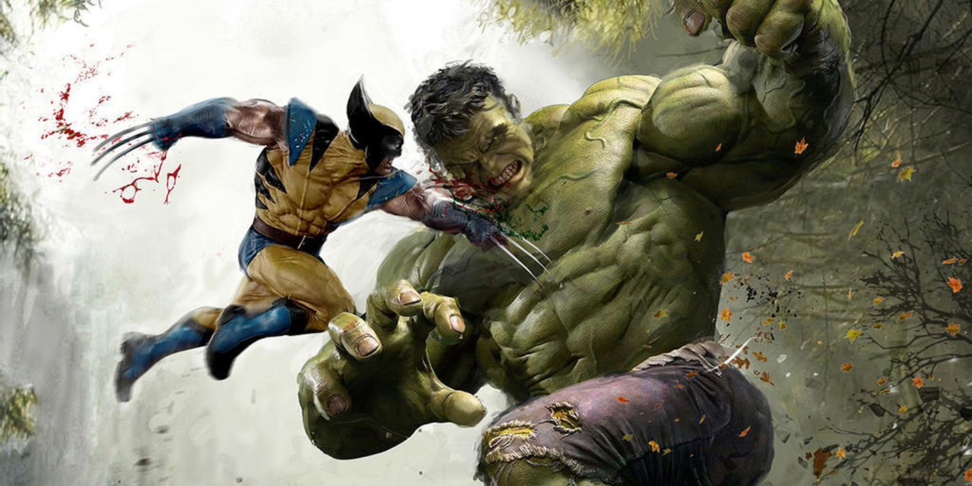 Wolverine in azione con gli artigli