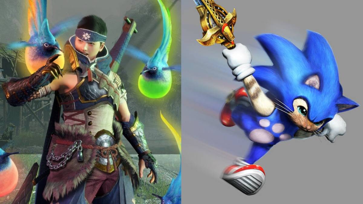 Sonic the Hedgehog Crossover Content Coming To Monster Hunter Rise