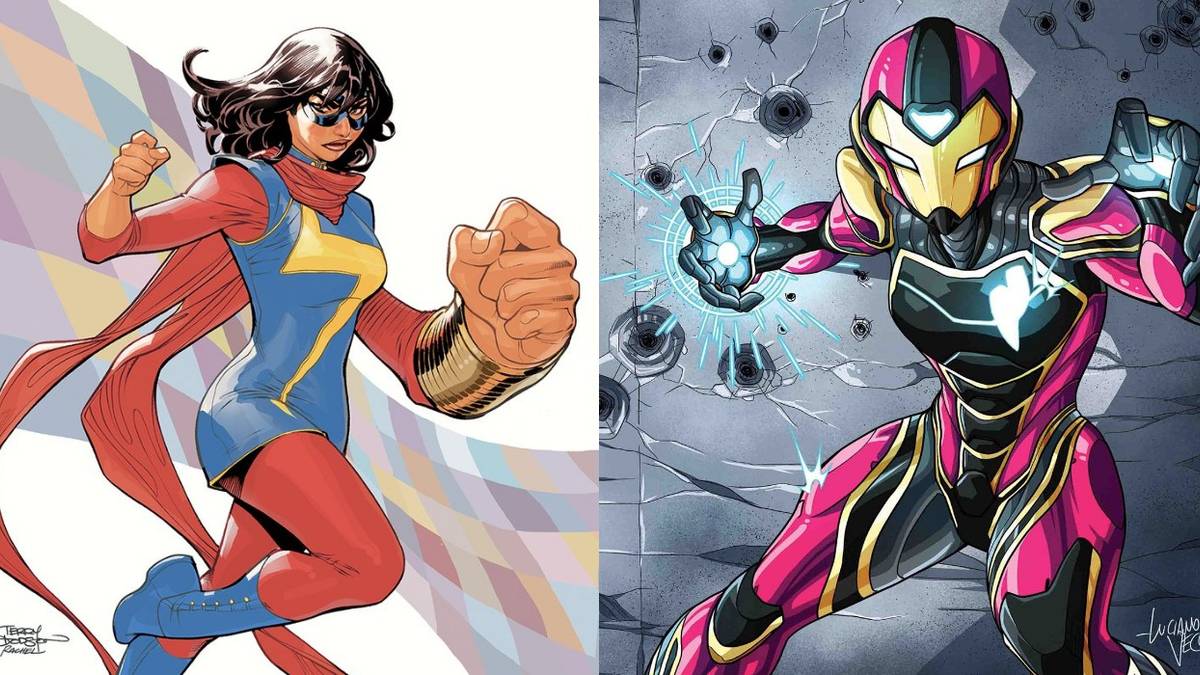 Ms Marvel and Ironheart in The Champions.