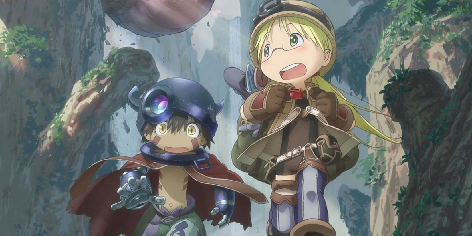 10 Anime Under 100 Episodes That Are Outright Masterpieces 6 Main protagonists Reg and Riko, respectively, of Made in Abyss.