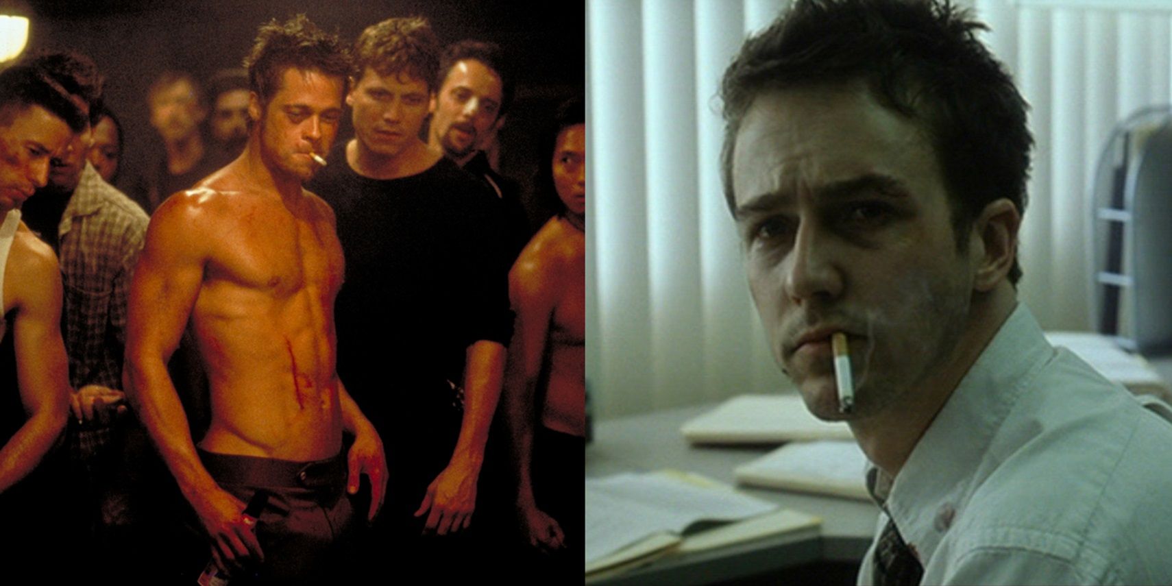 did brad pitt smoke real cigarettes in fight club Fight Club: 10 Things That Still Hold Up Today