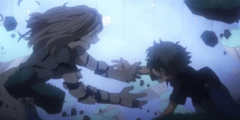 Tenko Shimura in a Shigaraki flashback to his origins in My Hero Academia episode 23 Decay