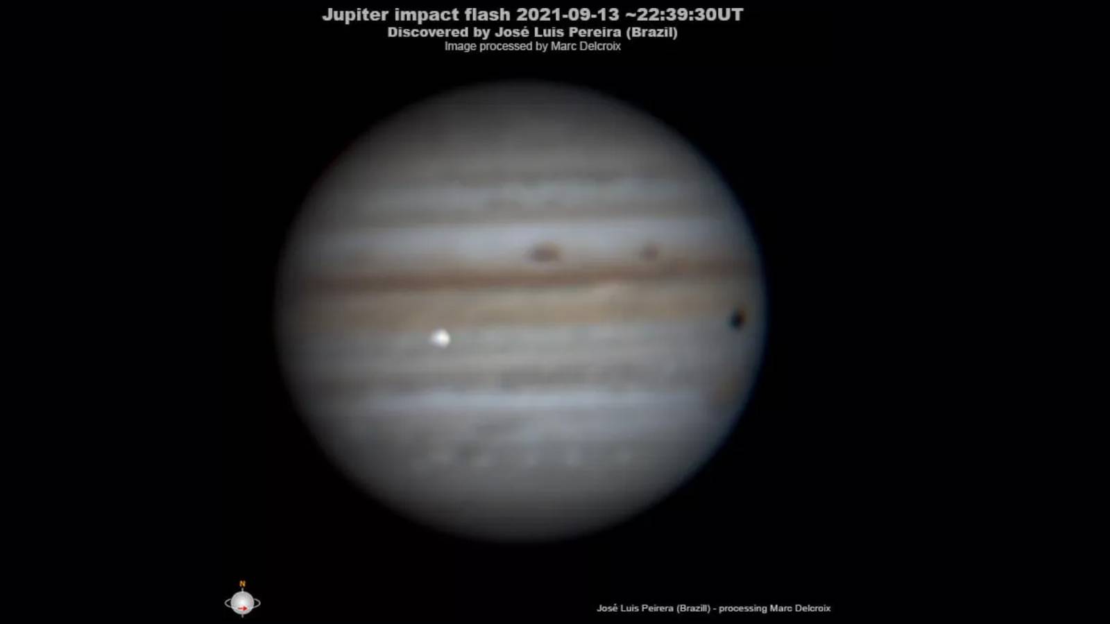 Something Big Hit Jupiter, And It Was Caught On Camera