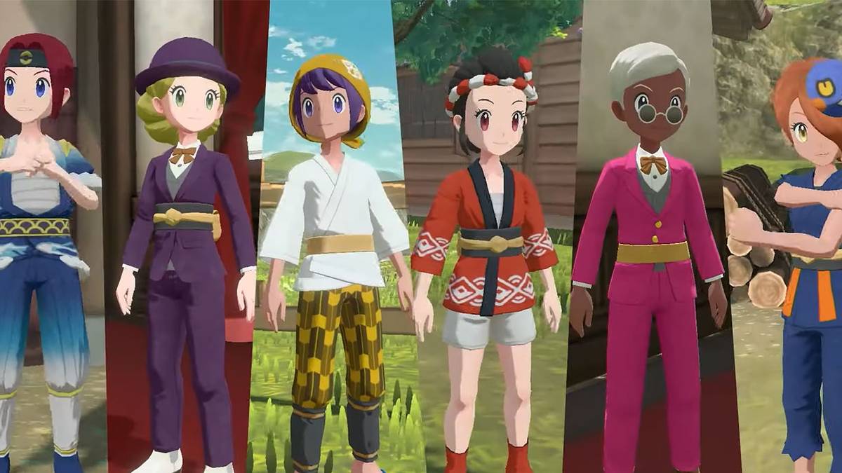 Pokmon Legends: Arceus Trainer Customization Looks Varied Pokmon Legends: Arceus Trainer Customization Looks Varied