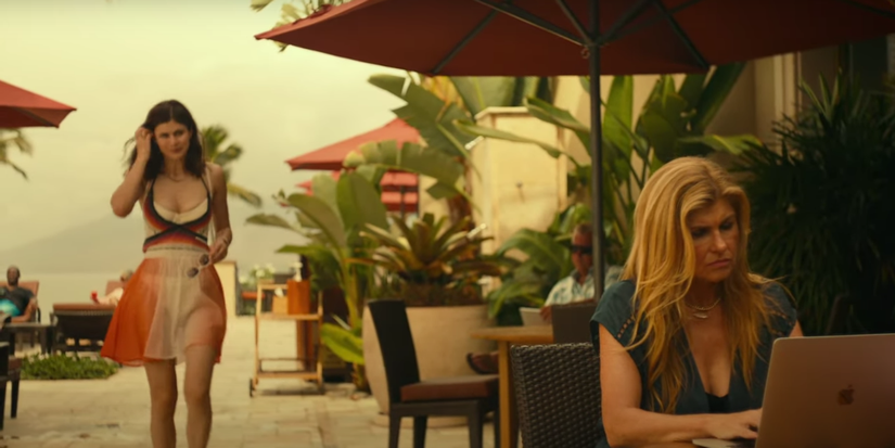 rachel pink dress white lotus WornOnTV: Rachel's pink dress on The White Lotus | Alexandra Daddario